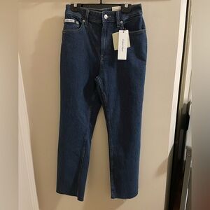 Calvin Klein High Rise Straight Jeans